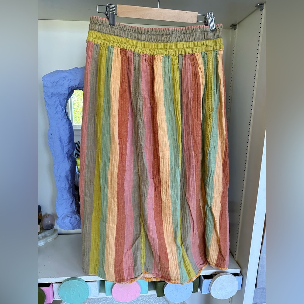 ace and jig rara skirt XL citrus/sorbet